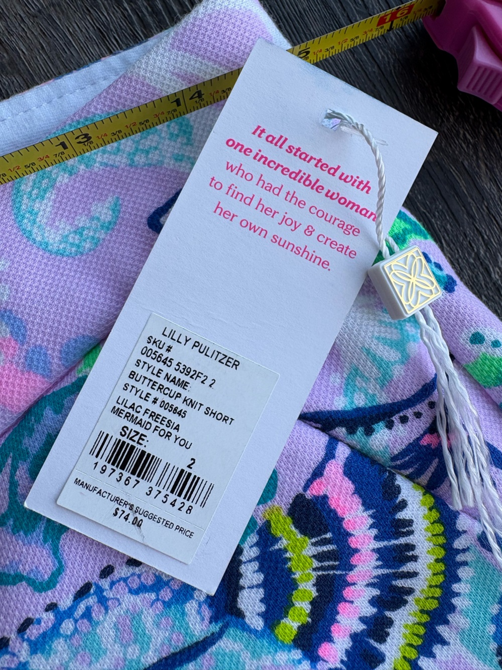 NWT Lilly Pulitzer Buttercup Shorts - Picture 4 of 8